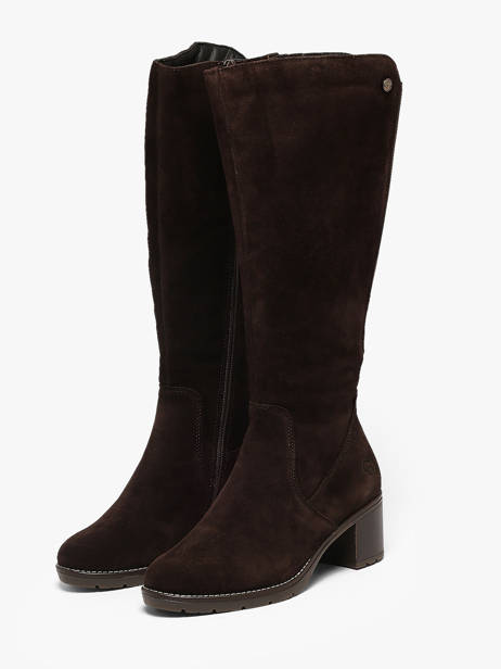 Bottes à Talon En Cuir Remonte Marron women 25 vue secondaire 1