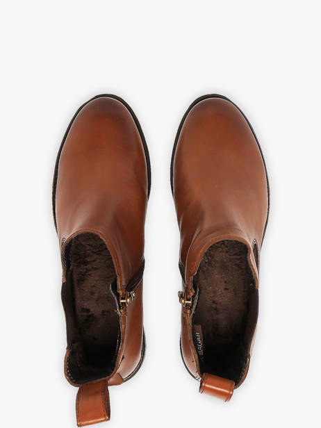 Chelsea Boots En Cuir Tt. bagatt Marron women FS3A4000 vue secondaire 3