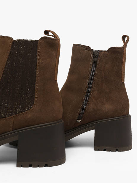 Heeled Boots In Leather We do Brown women CO90098 other view 2