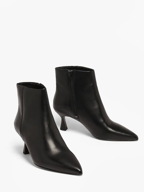 Stiletto Heel Boots In Leather We do Black women CO90048C other view 1