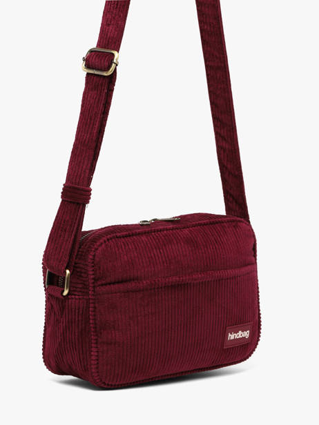 Crossbody Bag Hindbag Red velours V other view 1