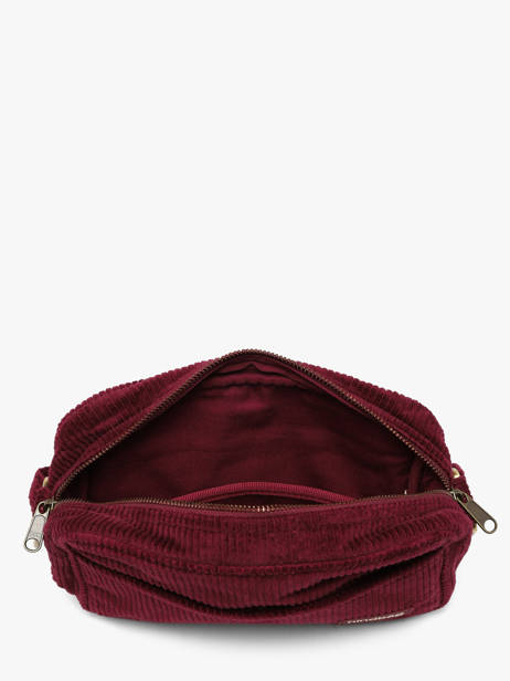Crossbody Bag Hindbag Red velours V other view 2