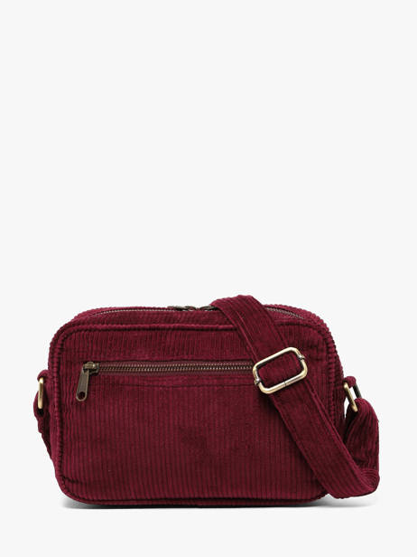 Crossbody Bag Hindbag Red velours V other view 3