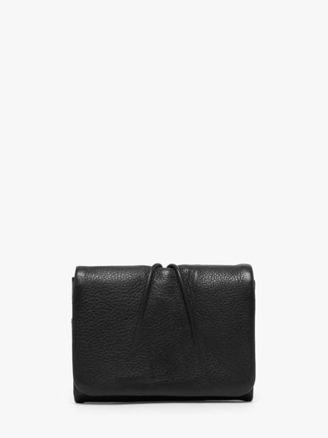 Portefeuille Cuir Biba Noir leather BUY3L
