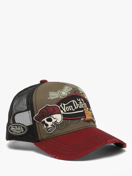 Cap Von dutch Green accessoires PATCHES other view 1