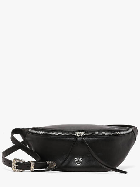 Leather Love Bag Icon Belt Bag Pinko Black love bag icon 6724A2JG