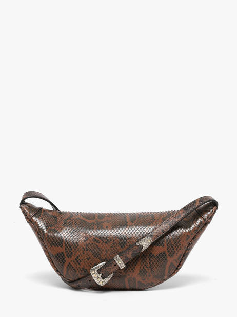 Belt Bag Leather Pinko Brown love bag icon 6724A3E5 other view 5