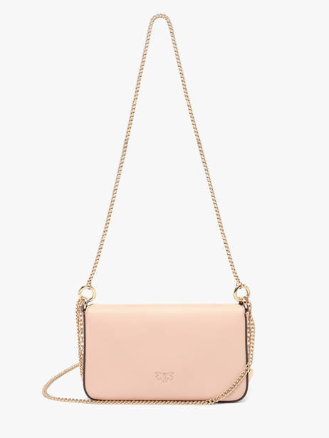 Leather Love Bag Charms Phone Bag Pinko Pink love bag icon 7028A0QO other view 4