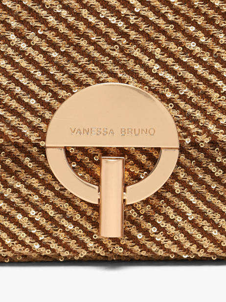 Knitted Medium Moon Crossbody Bag Vanessa bruno Gold moon 19V40533 other view 2