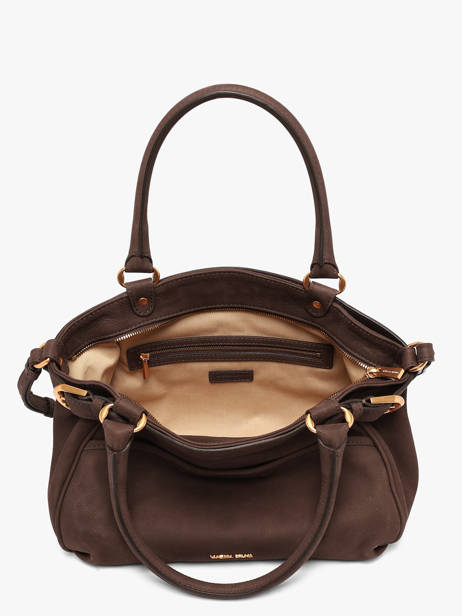 Small Lune Satchel Nubuck Leather Vanessa bruno Brown lune 3V40920 other view 3