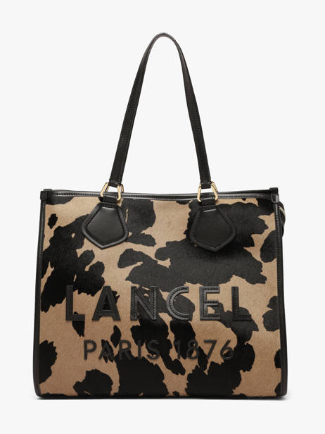 Shoulder Bag Jour Leather Lancel Black jour A14249