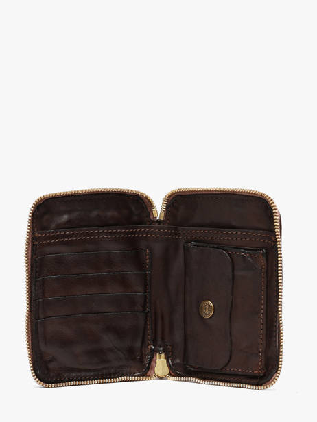 Coin Purse Leather Campomaggi Brown poppi 2060ND other view 3