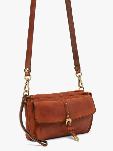 Shoulder Bag Kura Leather Campomaggi Brown kura 34070ND other view 1