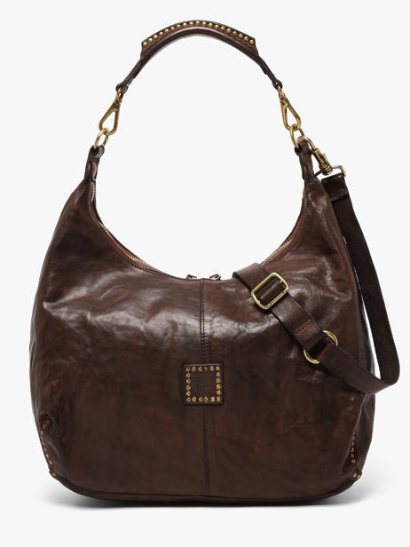 Hobo Bag Kura Leather Campomaggi Brown kura 45720ND other view 4