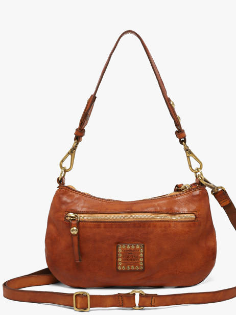 Sac Bandoulière Kura Cuir Campomaggi Marron kura 42760ND vue secondaire 4