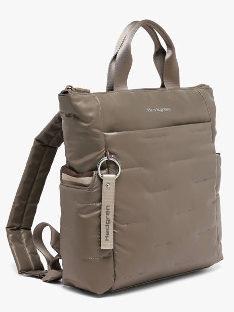Backpack Comfy Hedgren Gray cocoon HCOCN04 other view 1