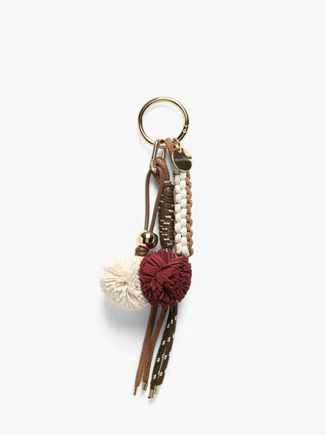 Bijoux De Sac Viamailbag Multicolore short charm POMPOM