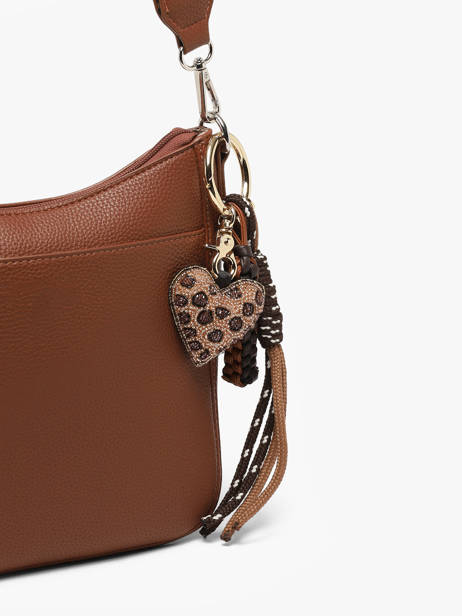 Bag Handle Viamailbag Beige short charm LEOHEART other view 1