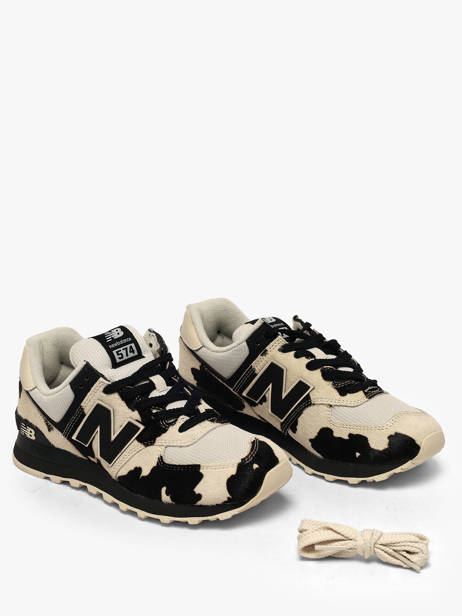 Sneakers En Cuir New balance Noir women W574PH vue secondaire 1