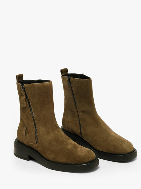 Boots En Cuir Mephisto Marron women P5150207 vue secondaire 1