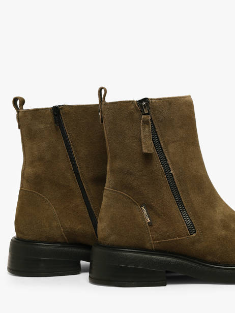 Boots En Cuir Mephisto Marron women P5150207 vue secondaire 2