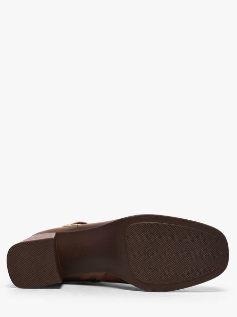 Heeled Boots In Leather Dorking Brown women SK other view 4