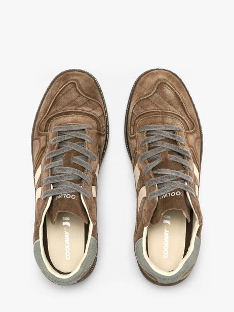 Sneakers En Cuir Coolway Marron men 8633811 vue secondaire 3