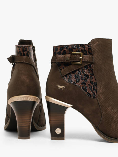 Bottines à Talon Mustang Marron women M0012002 vue secondaire 2
