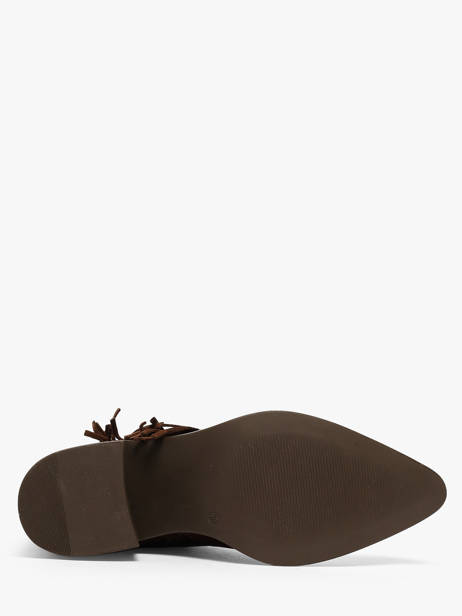 Heeled Boots In Leather Mjus Brown women L39218 other view 4