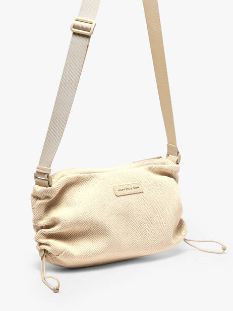 Sac Bandoulière Ibiza Kapten and son Beige ibiza IB vue secondaire 1