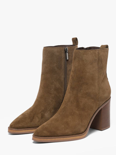 Bottines à Talon En Cuir Another trend Vert women 56281111 vue secondaire 1