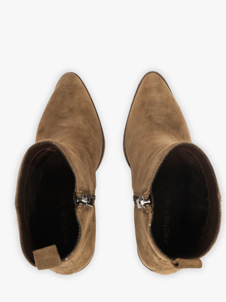 Bottines à Talon En Cuir Another trend Vert women 56281111 vue secondaire 3