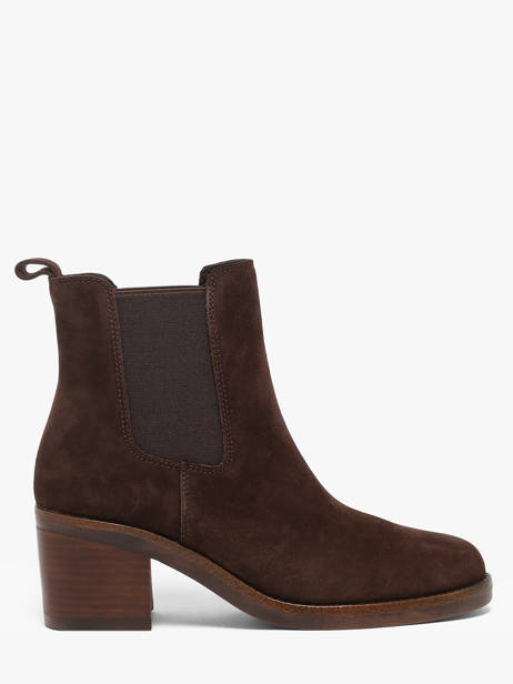Bottines à Talon En Cuir Another trend Marron women 56341161