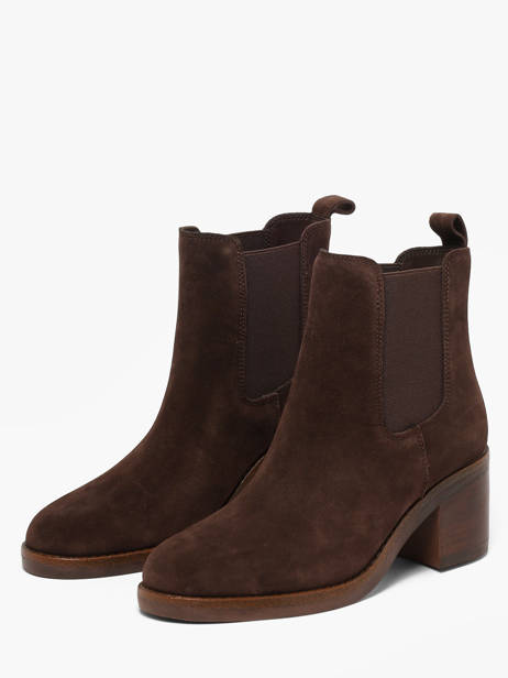 Bottines à Talon En Cuir Another trend Marron women 56341161 vue secondaire 1
