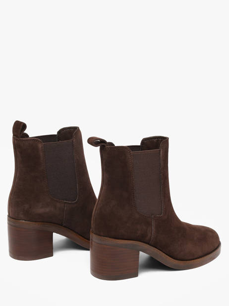 Bottines à Talon En Cuir Another trend Marron women 56341161 vue secondaire 2