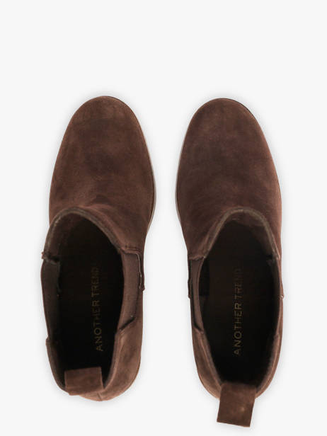 Bottines à Talon En Cuir Another trend Marron women 56341161 vue secondaire 3