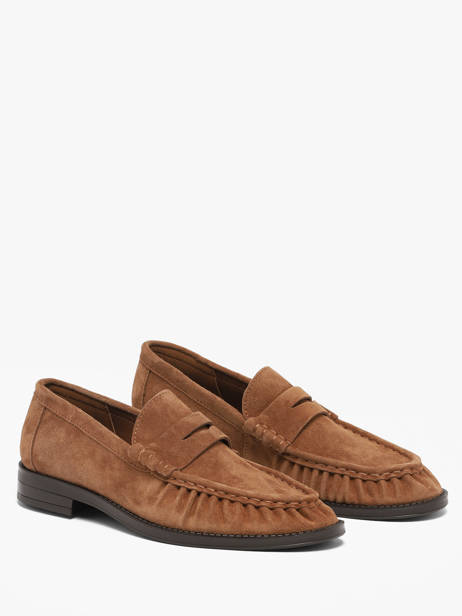 Mocassins En Cuir Another trend Marron women 57061101 vue secondaire 1