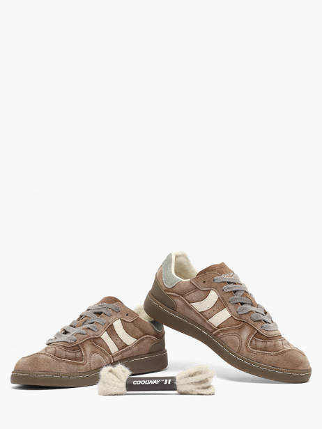Sneakers En Cuir Coolway Marron women 7633401 vue secondaire 2