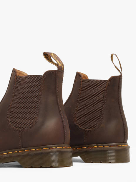 Chelsea Boots En Cuir Dr martens Marron men 27486201 vue secondaire 2