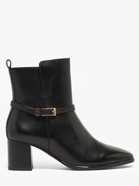 Bottines à Talon En Cuir Tamaris Noir women 47