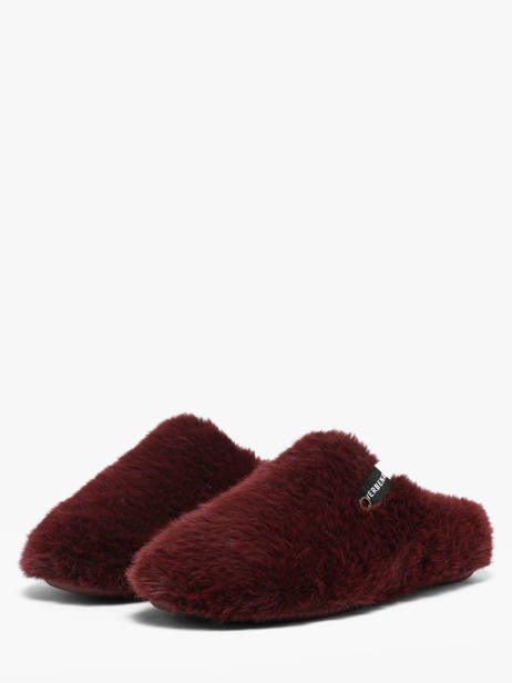 Slippers Verbenas Red women 60501130 other view 1