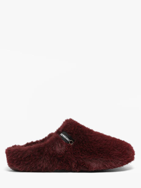 Slippers Verbenas Red women 60501130 other view 3