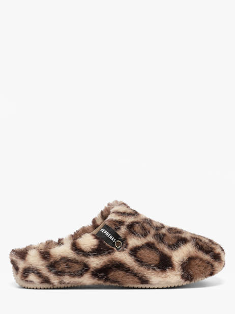 Slippers Verbenas Beige women 60501126 other view 3