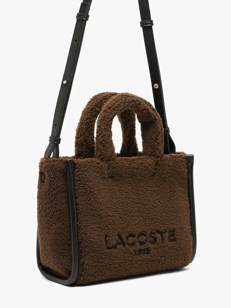 Sac Porté Main Heritage Lacoste Marron heritage NF5116HX vue secondaire 1