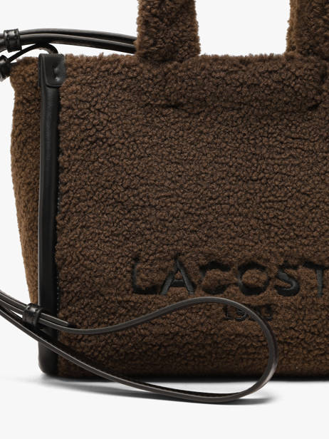 Sac Porté Main Heritage Lacoste Marron heritage NF5116HX vue secondaire 2