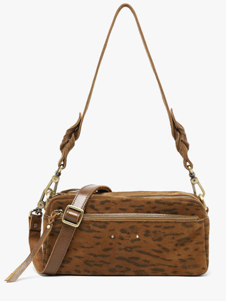 Sac Bandoulière Vintage Mila louise Marron vintage 3920PA1