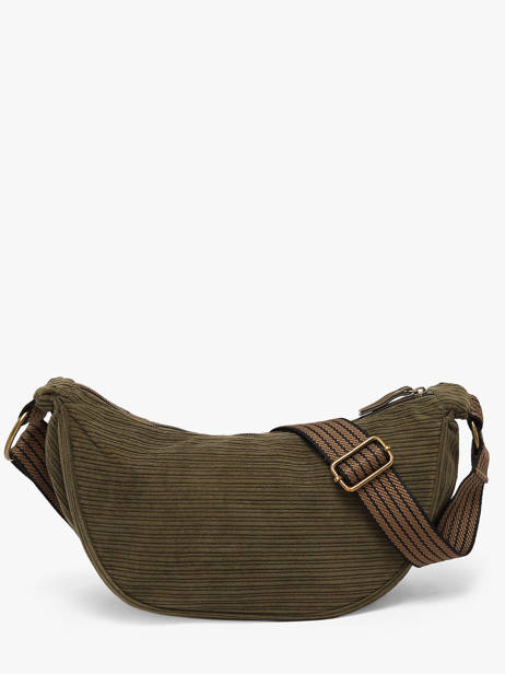 Shoulder Bag Velours Le voyage en panier Green velours AHP307 other view 2