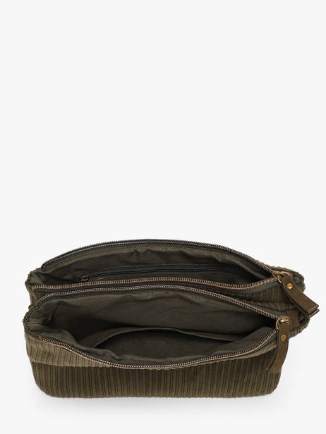 Shoulder Bag Velours Le voyage en panier Green velours AHP309 other view 1