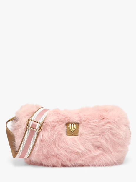 Sac Bandoulière Doudou Polyester Le voyage en panier Rose doudou AHP359
