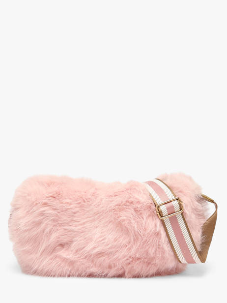 Sac Bandoulière Doudou Polyester Le voyage en panier Rose doudou AHP359 vue secondaire 3